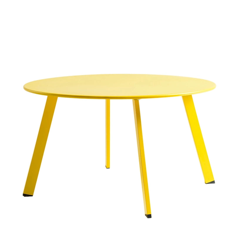 Table basse ronde d'extérieur en acier