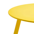 Table basse ronde d'extérieur en acier