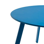 Table basse ronde d'extérieur en acier