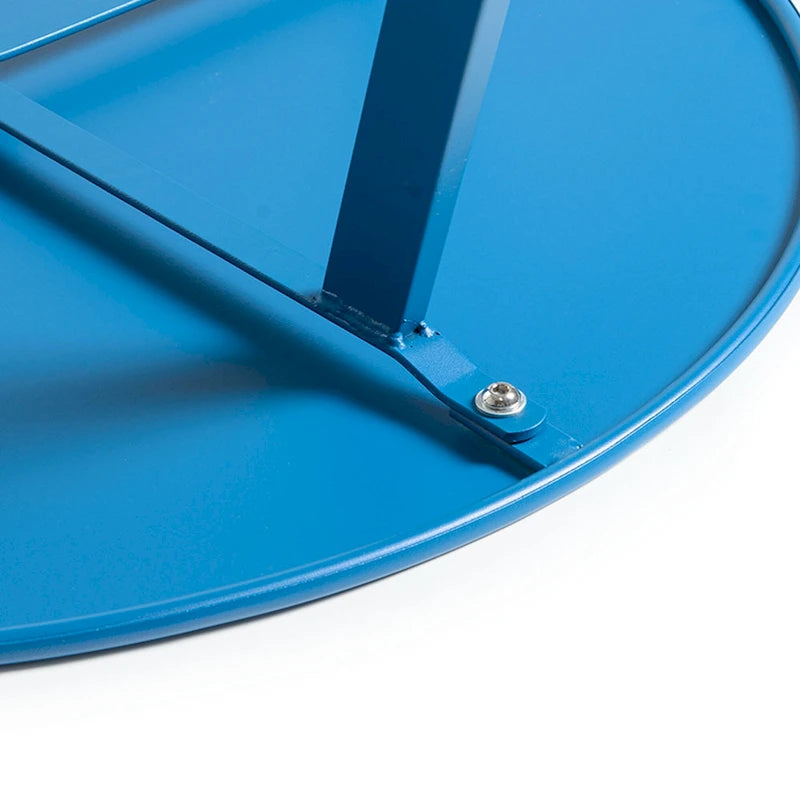 Table basse ronde d'extérieur en acier