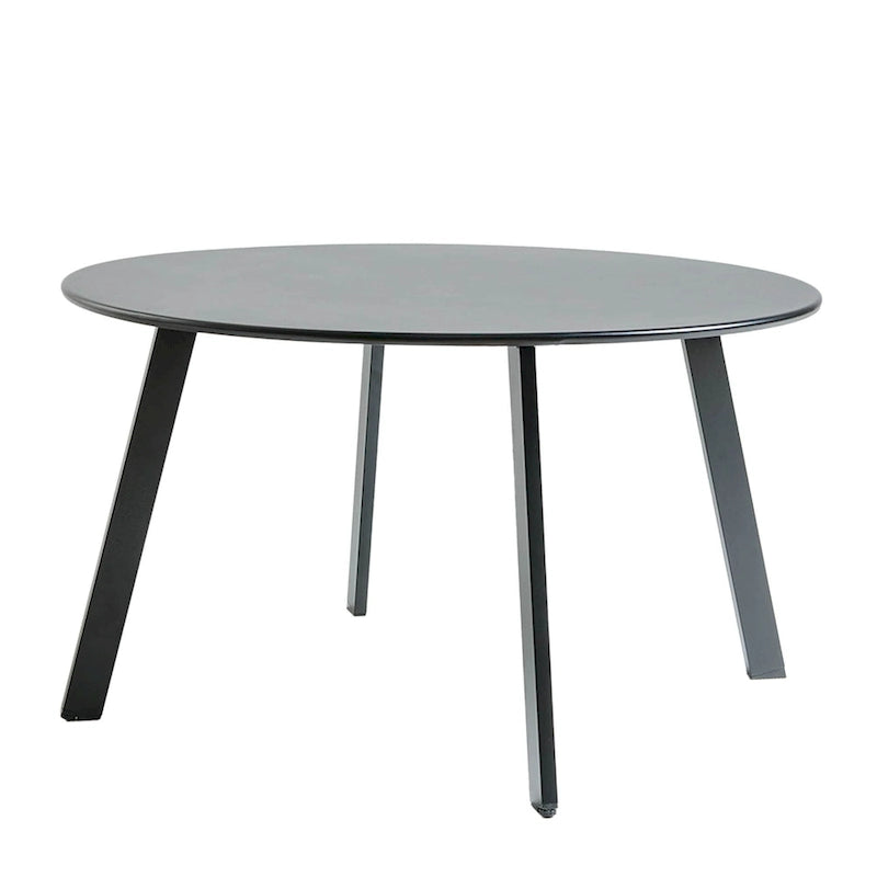 Table basse ronde d'extérieur en acier