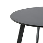 Table basse ronde d'extérieur en acier