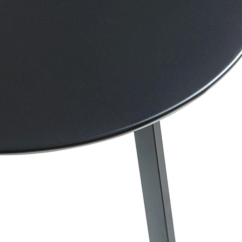 Table basse ronde d'extérieur en acier