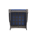 Chaises de patio extérieures en rotin Gymojoy avec coussins, ensemble de 2