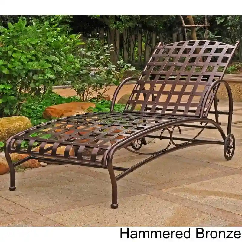 Chaise longue multiposition Santa Fe Nailhead