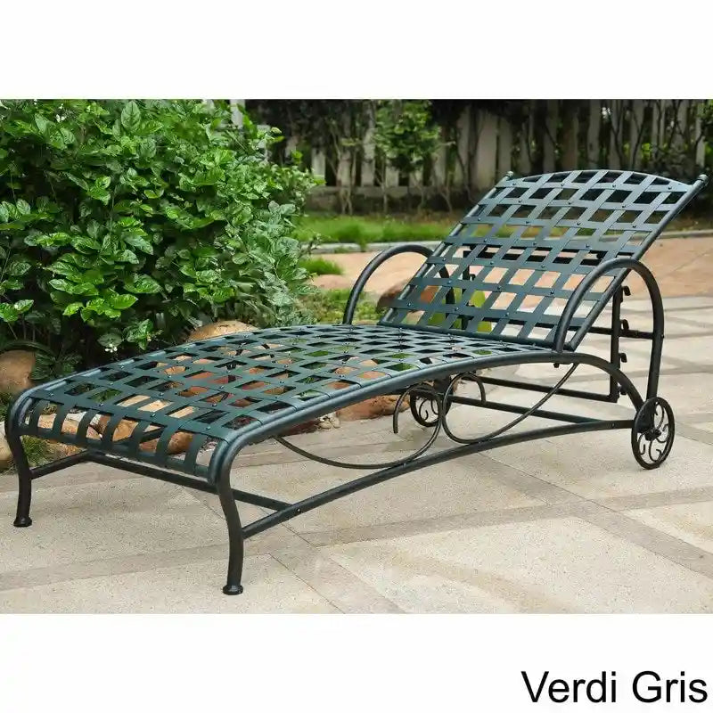 Chaise longue multiposition Santa Fe Nailhead
