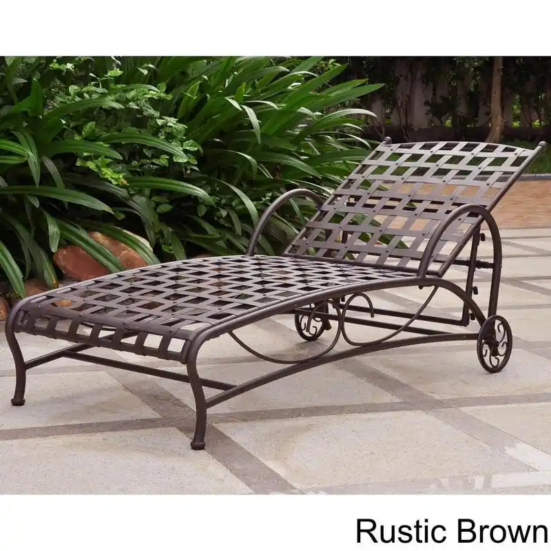 Chaise longue multiposition Santa Fe Nailhead