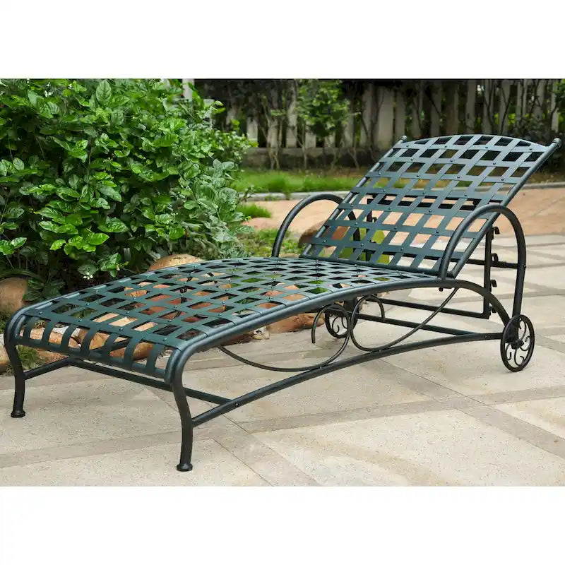 Chaise longue multiposition Santa Fe Nailhead