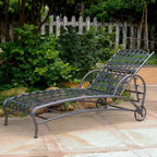 Chaise longue multiposition Santa Fe Nailhead