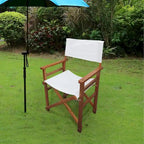 Set of 2 Folding Chair Wooden Director Chair Canvas Folding Chair Folding Chair