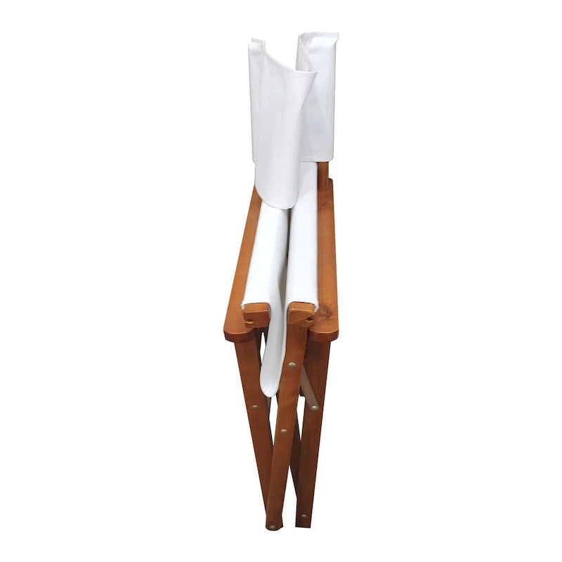 Lot de 2 chaises pliantes en bois, chaises de réalisateur, chaises pliantes en toile
