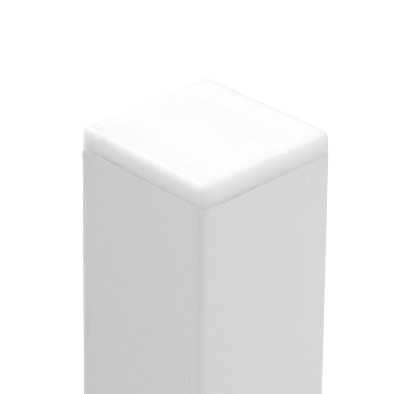 Pellebant Table d'appoint d'extérieur en aluminium pour patio, table de bout rectangulaire - 46 cm (L) * 35 cm (l) * 40 cm (H)