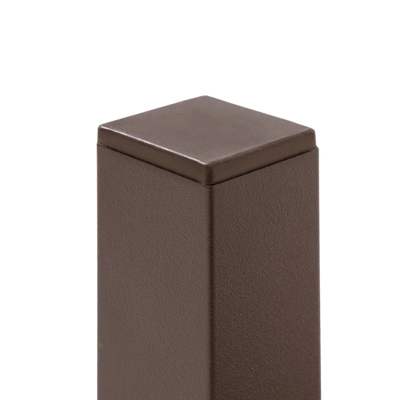 Pellebant Table d'appoint d'extérieur en aluminium pour patio, table de bout rectangulaire - 46 cm (L) * 35 cm (l) * 40 cm (H)