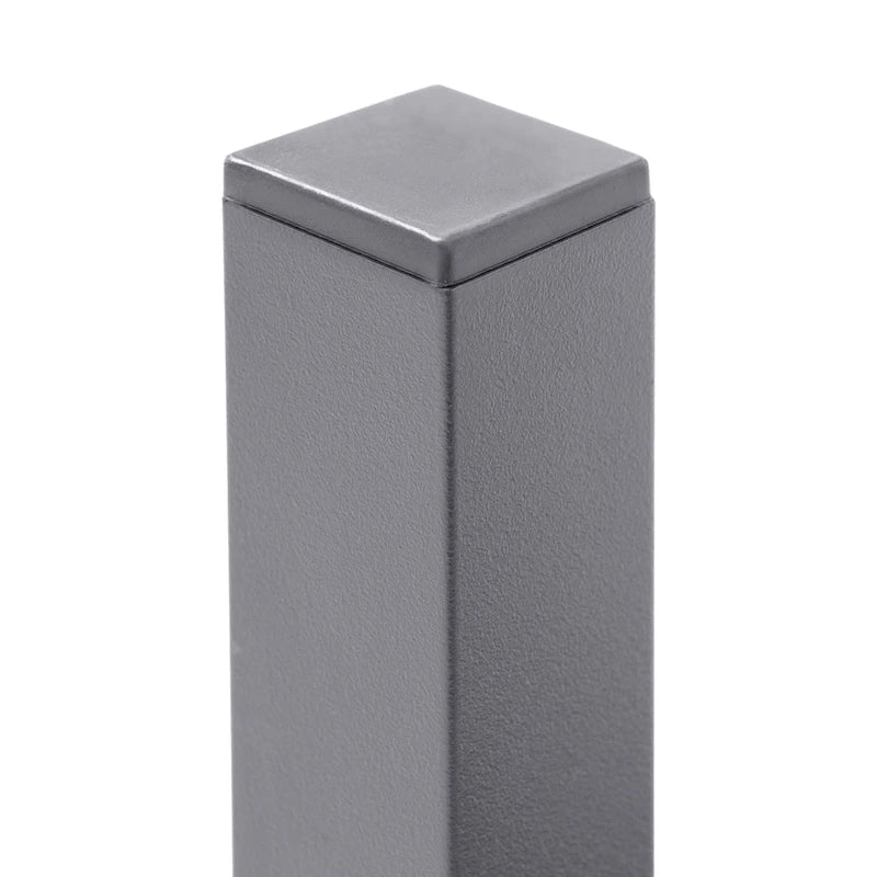 Pellebant Table d'appoint d'extérieur en aluminium pour patio, table de bout rectangulaire - 46 cm (L) * 35 cm (l) * 40 cm (H)