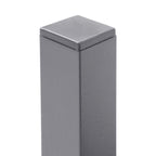 Pellebant Table d'appoint d'extérieur en aluminium pour patio, table de bout rectangulaire - 46 cm (L) * 35 cm (l) * 40 cm (H)