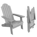 WINSOON Fauteuil Adirondack Pliant d'Extérieur HIPS Tout Temps pour Jardin, Patio