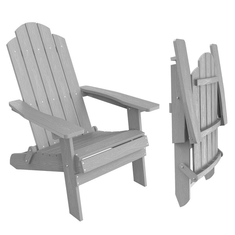 WINSOON Fauteuil Adirondack Pliant d'Extérieur HIPS Tout Temps pour Jardin, Patio