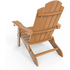 WINSOON Fauteuil Adirondack Pliant d'Extérieur HIPS Tout Temps pour Jardin, Patio