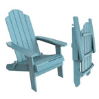 WINSOON Fauteuil Adirondack Pliant d'Extérieur HIPS Tout Temps pour Jardin, Patio