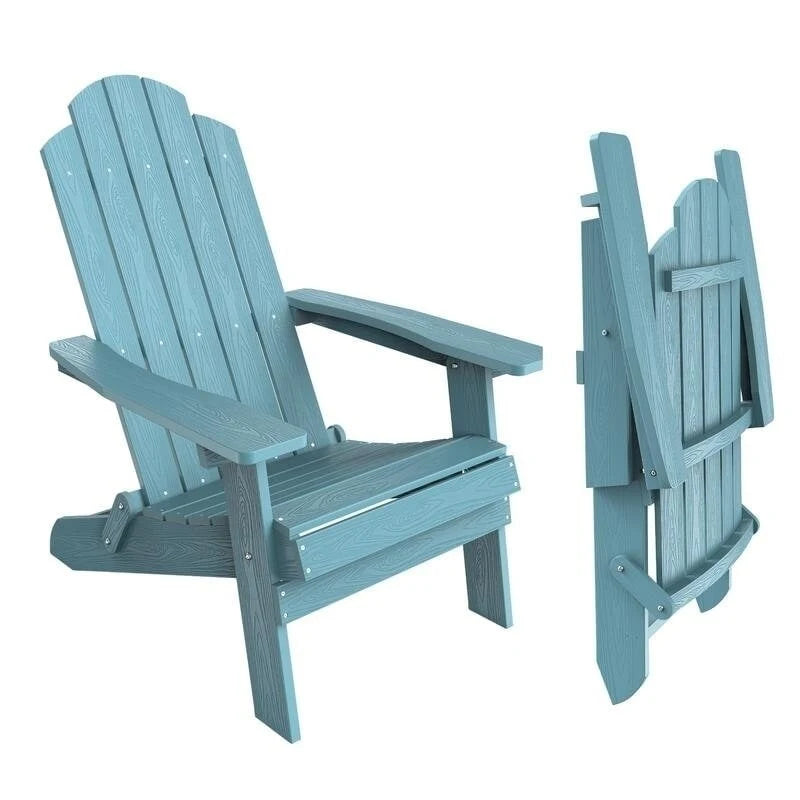 WINSOON Fauteuil Adirondack Pliant d'Extérieur HIPS Tout Temps pour Jardin, Patio