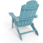WINSOON Fauteuil Adirondack Pliant d'Extérieur HIPS Tout Temps pour Jardin, Patio
