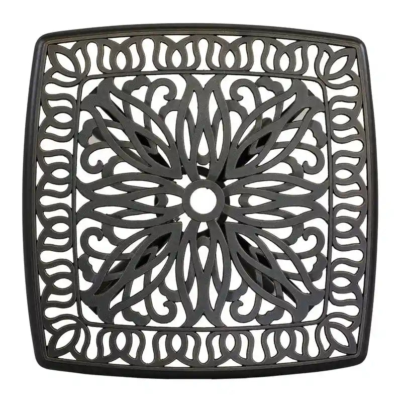Table d'appoint en fonte d'aluminium Saybrook de Havenside Home