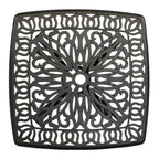 Table d'appoint en fonte d'aluminium Saybrook de Havenside Home