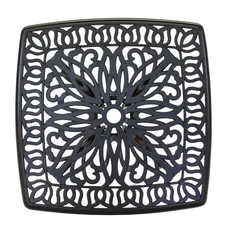 Table d'appoint en fonte d'aluminium Saybrook de Havenside Home