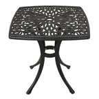 Table d'appoint en fonte d'aluminium Saybrook de Havenside Home