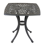 Table d'appoint en fonte d'aluminium Saybrook de Havenside Home