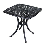 Table d'appoint en fonte d'aluminium Saybrook de Havenside Home