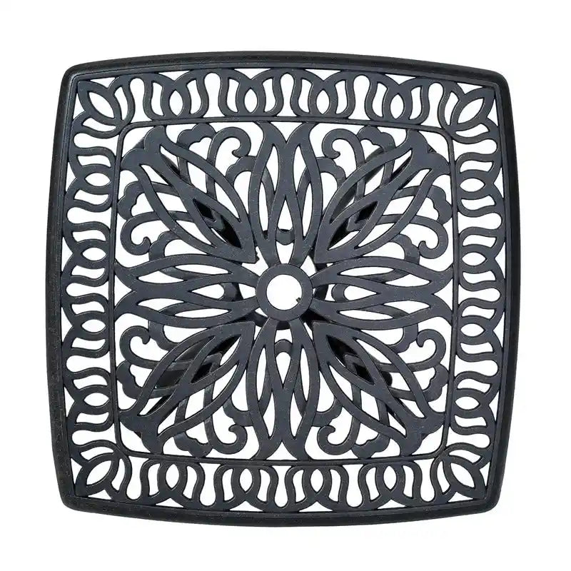 Table d'appoint en fonte d'aluminium Saybrook de Havenside Home