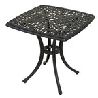 Table d'appoint en fonte d'aluminium Saybrook de Havenside Home