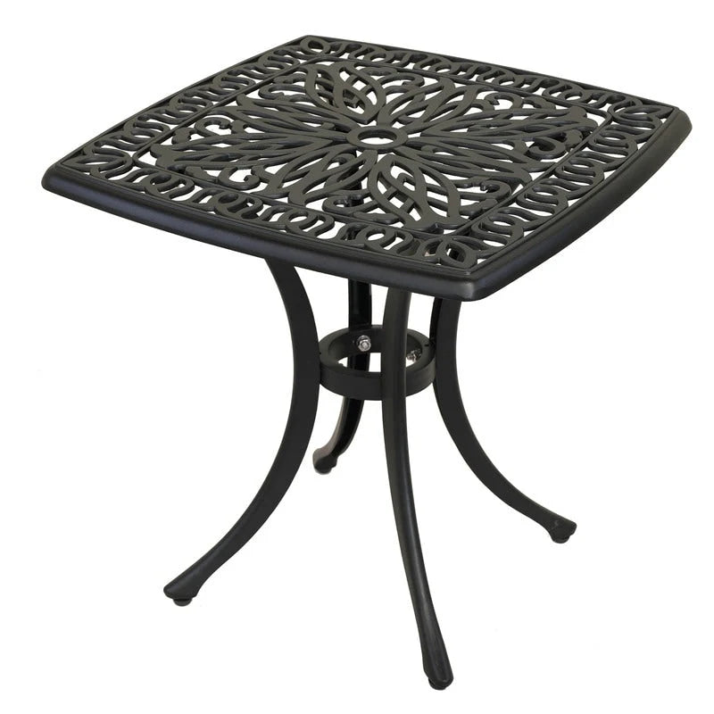 Table d'appoint en fonte d'aluminium Saybrook de Havenside Home