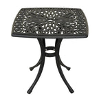 Table d'appoint en fonte d'aluminium Saybrook de Havenside Home