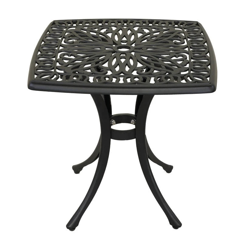 Table d'appoint en fonte d'aluminium Saybrook de Havenside Home