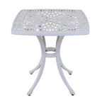 Table d'appoint en fonte d'aluminium Saybrook de Havenside Home