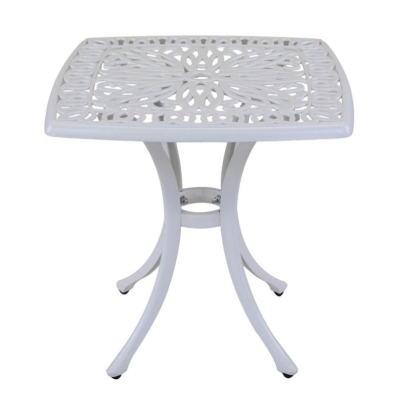Table d'appoint en fonte d'aluminium Saybrook de Havenside Home