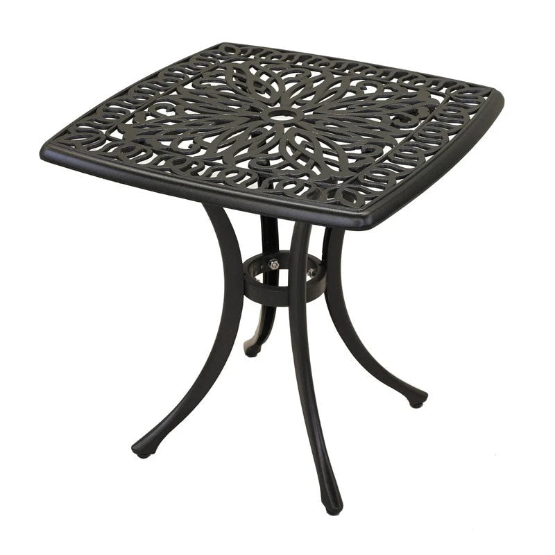Table d'appoint en fonte d'aluminium Saybrook de Havenside Home