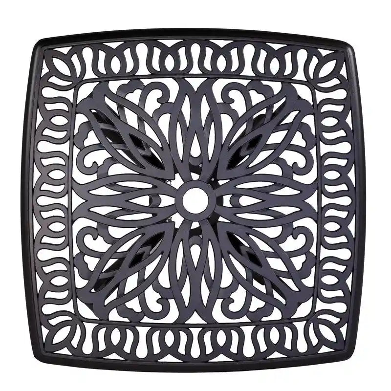 Table d'appoint en fonte d'aluminium Saybrook de Havenside Home