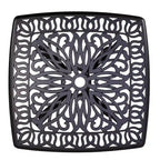 Table d'appoint en fonte d'aluminium Saybrook de Havenside Home