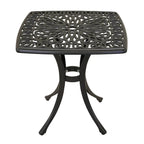 Table d'appoint en fonte d'aluminium Saybrook de Havenside Home