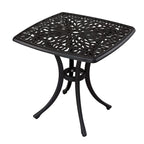 Table d'appoint en fonte d'aluminium Saybrook de Havenside Home