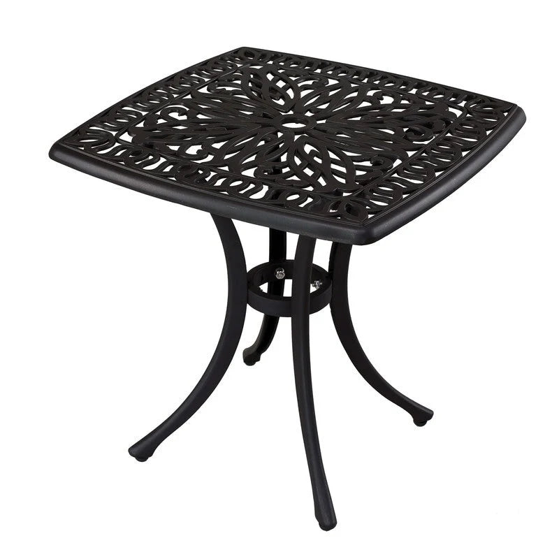 Table d'appoint en fonte d'aluminium Saybrook de Havenside Home