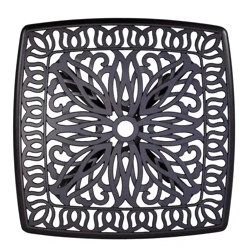 Table d'appoint en fonte d'aluminium Saybrook de Havenside Home