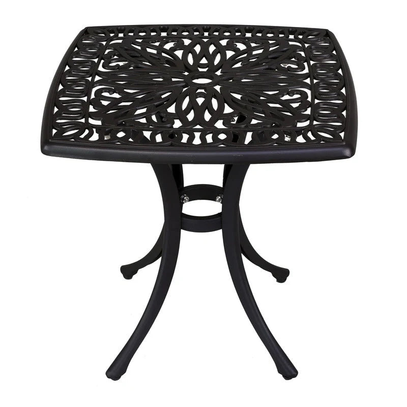 Table d'appoint en fonte d'aluminium Saybrook de Havenside Home