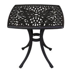 Table d'appoint en fonte d'aluminium Saybrook de Havenside Home
