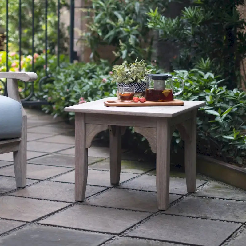 Cambridge Casual Leon Teak Outdoor Side Table