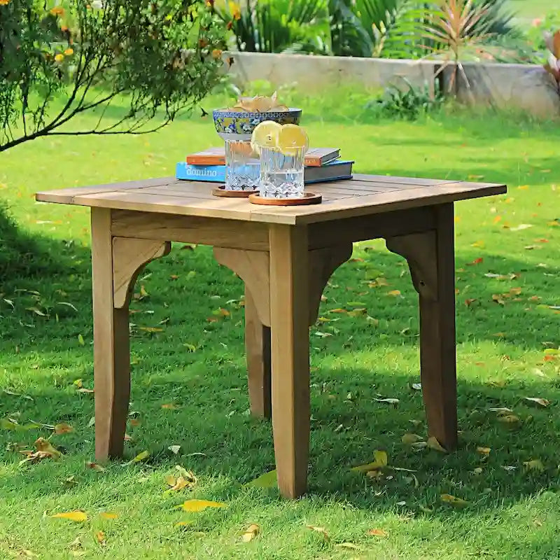 Table d'appoint d'extérieur Cambridge Casual Leon en teck