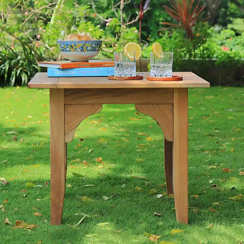 Table d'appoint d'extérieur Cambridge Casual Leon en teck